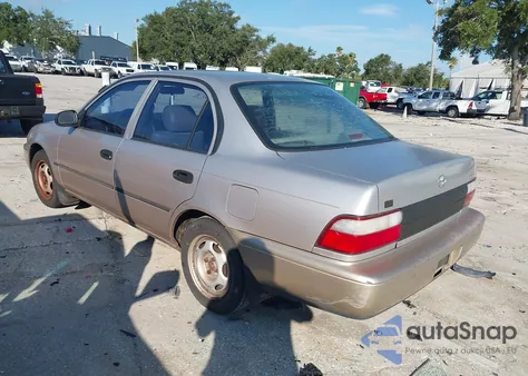1997 Toyota Corolla Ce из США, поврежденный, VIN 1NXBA02E1VZ642169